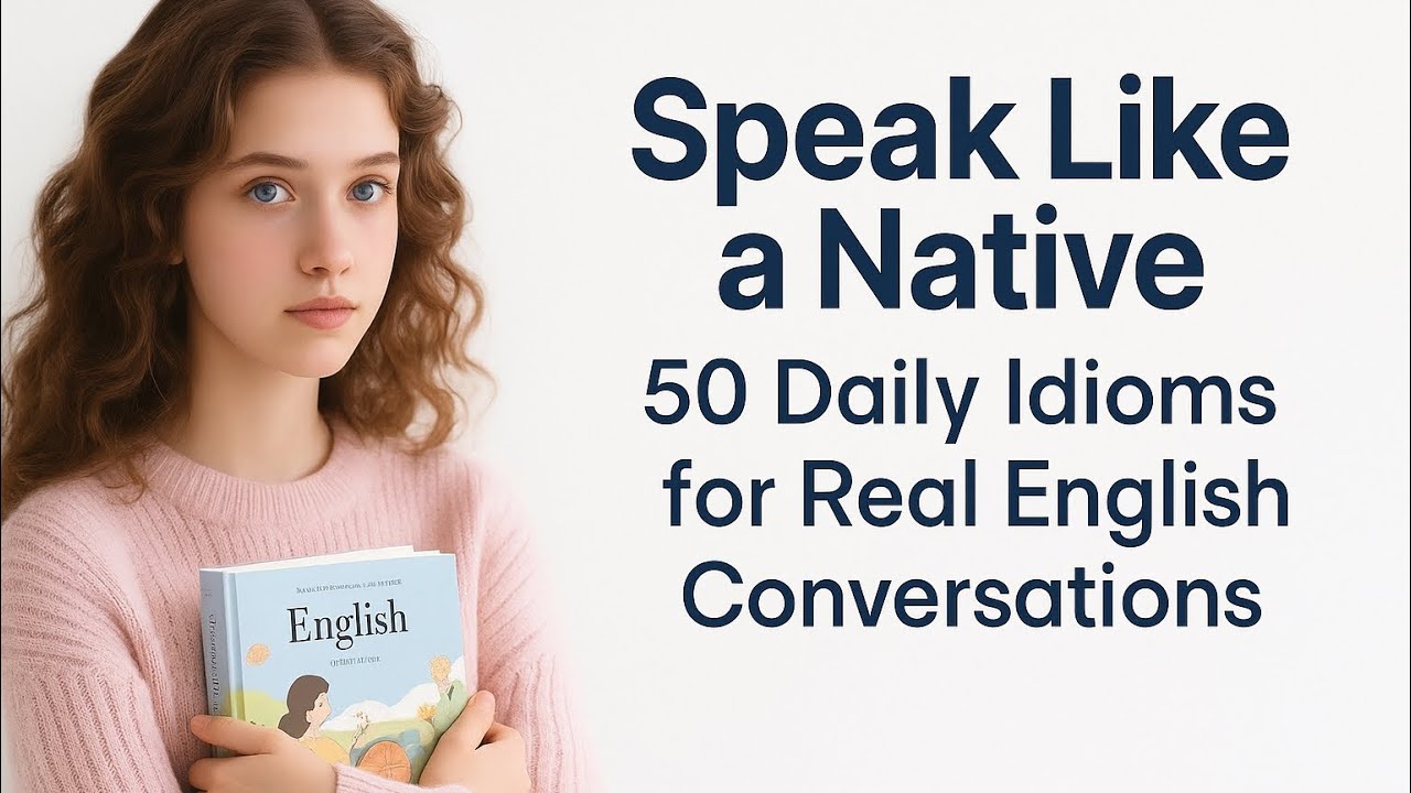 Speak Like a Native: 50 Daily Idioms for Real English Conversations