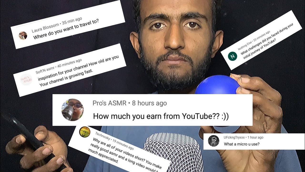 ASMR 20K Subs🎉 (Q&A)😀