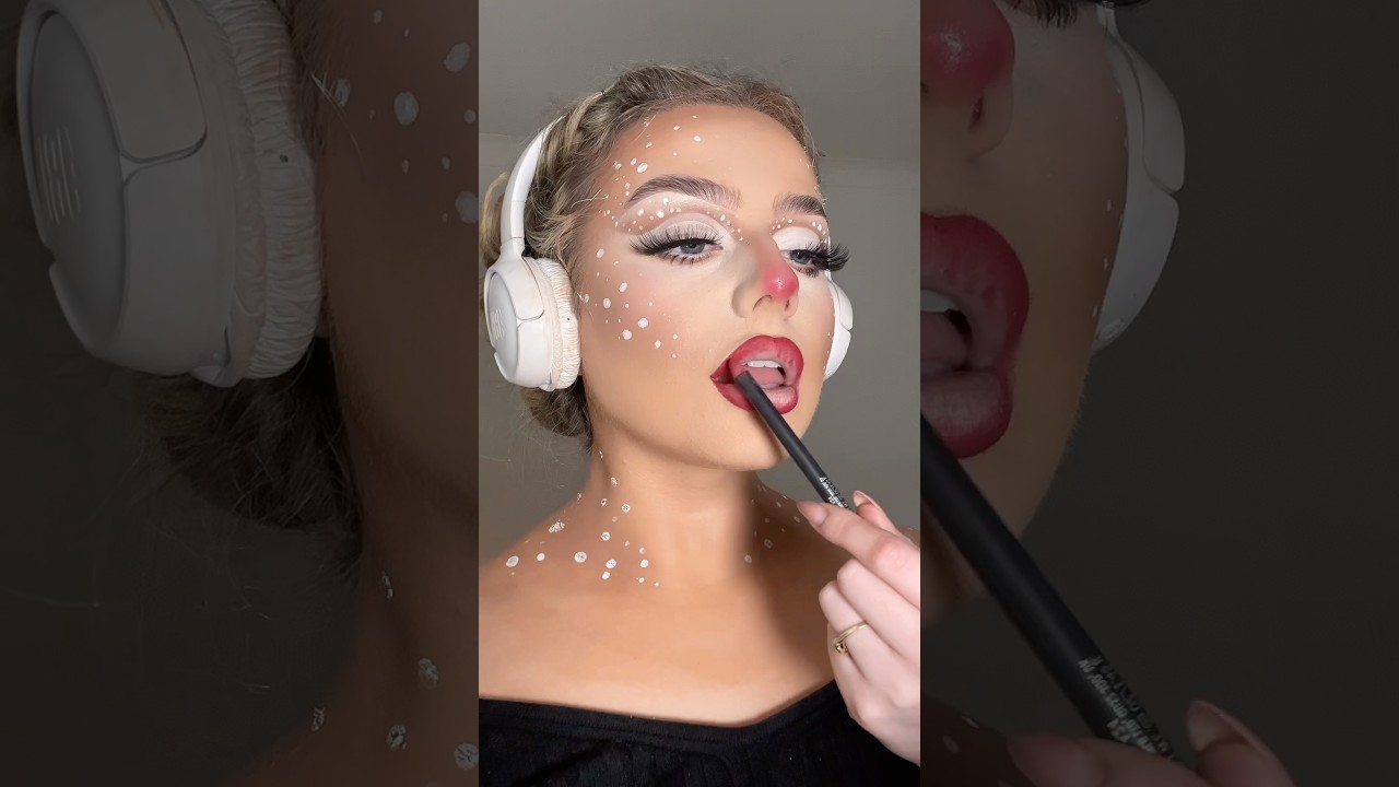 Rudolph the Red Nosed Reindeer Makeup Tutorial 