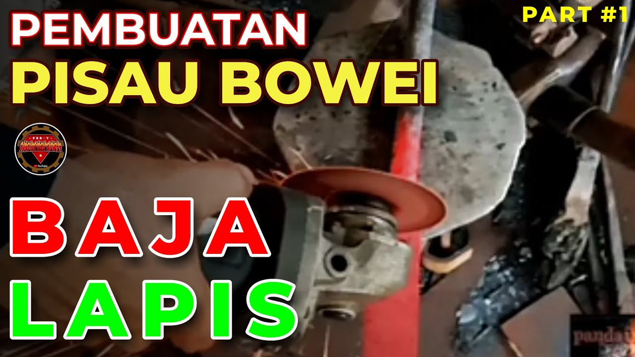 Изготовление бронированного ножа Bowei часть 1