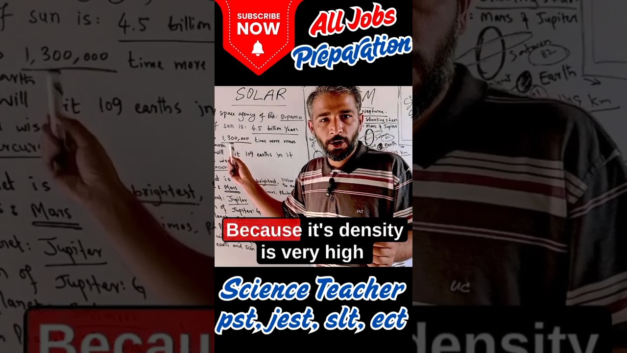BPS-14 Science Teacher Test: One Question You Must Know!