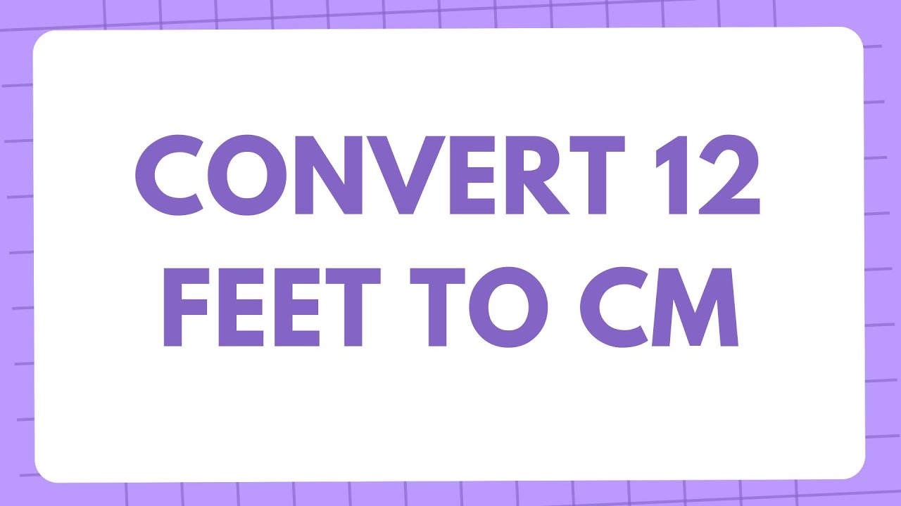 12 feet in cm? Conversion of 12 Feet(ft) in Centimeters(cm)? Convert 12 ft to cm