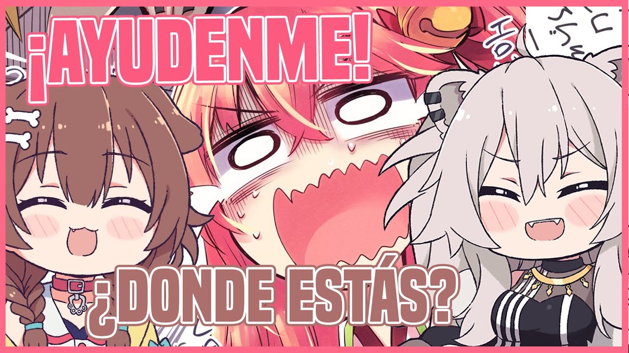 Miko recibe una paliza y sus compañeras la ignoran -Hololive