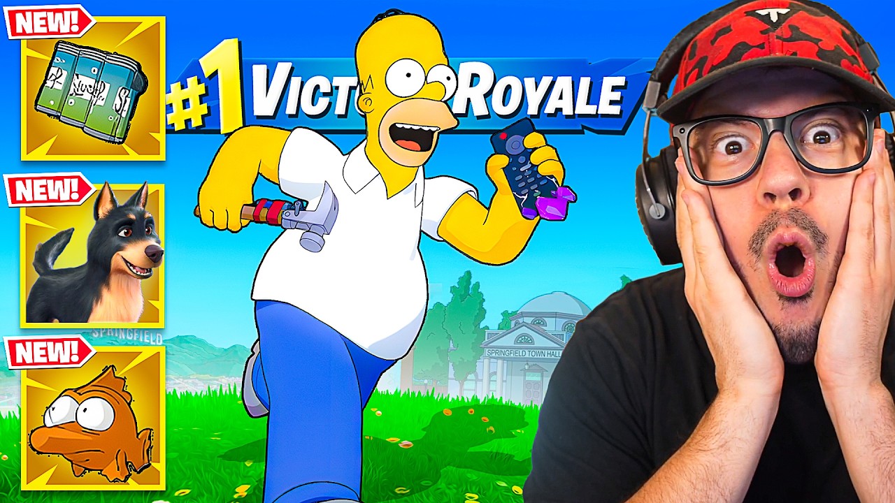Я РАНО играл в Fortnite *SIMPSONS*!