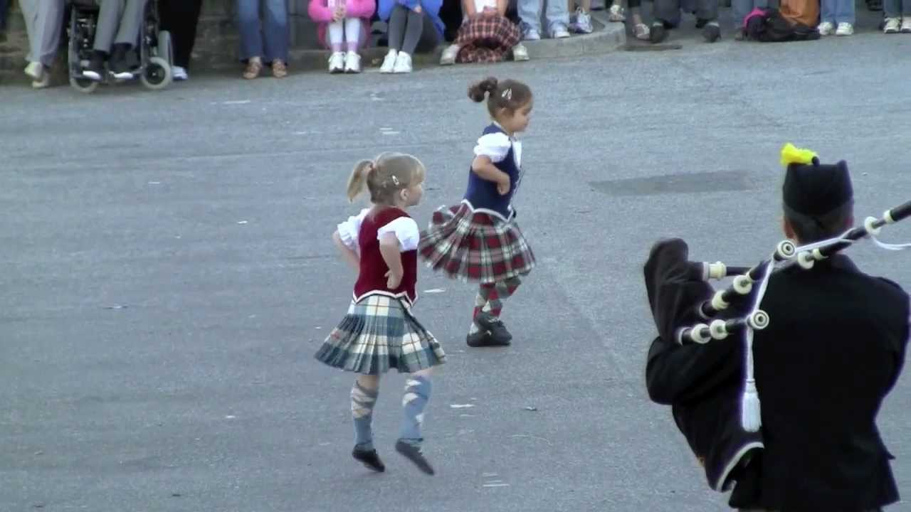 Cute Little Scottish Dancers
