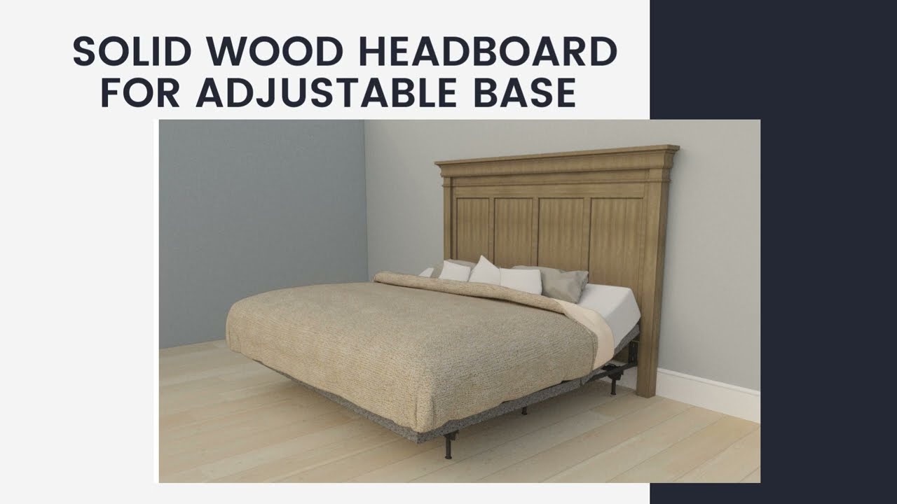 Wooden Headboards for Adjustable Bed Bases: Wall Mount Your Solid Wood Headboard with French Cleat