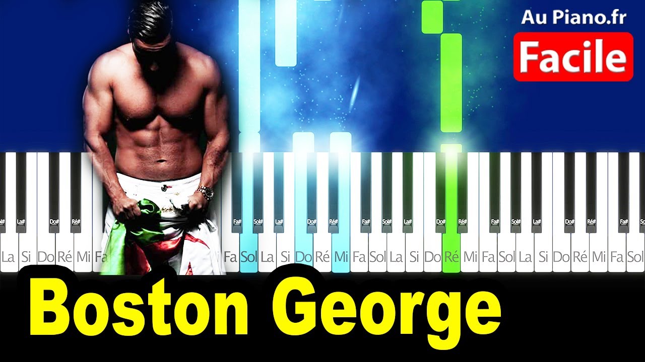 Lacrim Boston George ft. Maes Intrumental Piano Cover Tutorial Lyrics