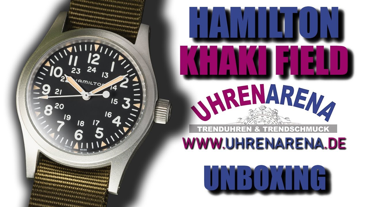 Hamilton Khaki Field Mechanical 38mm | Unboxing | 4K | Uhrenarena