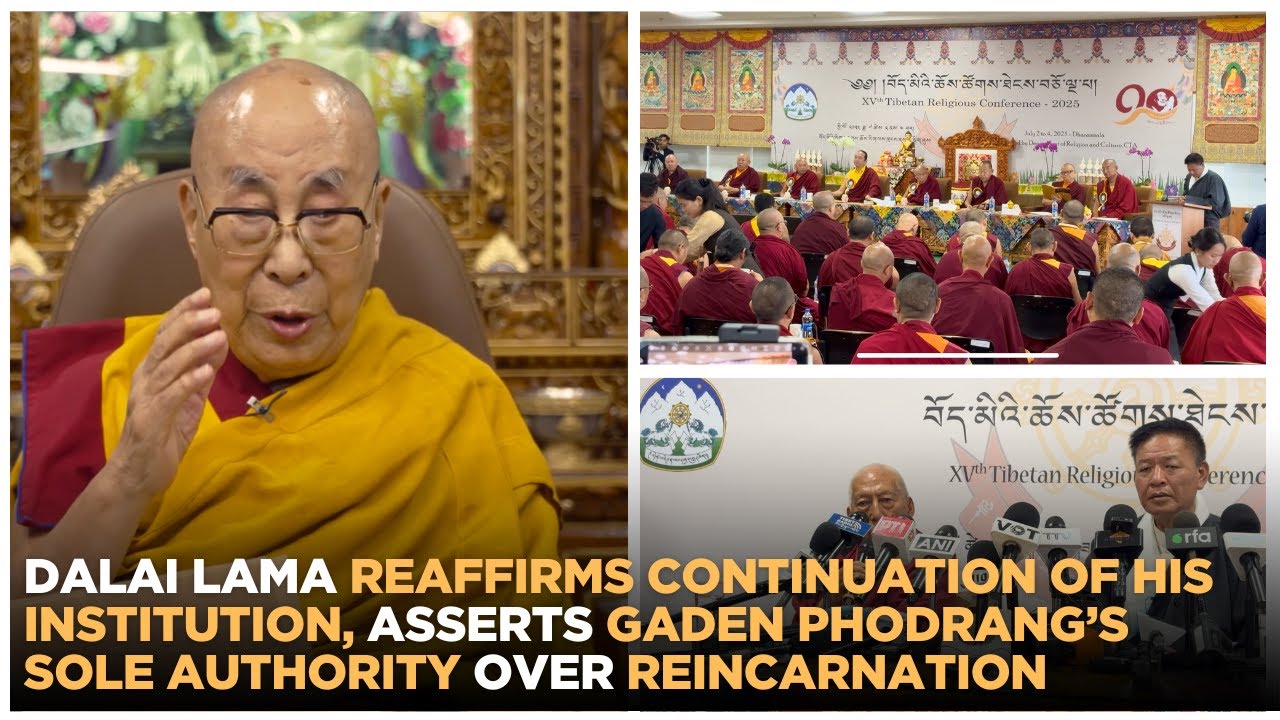 Dalai Lama confirms his institution will continue, Gaden Phodrang holds sole reincarnation authority