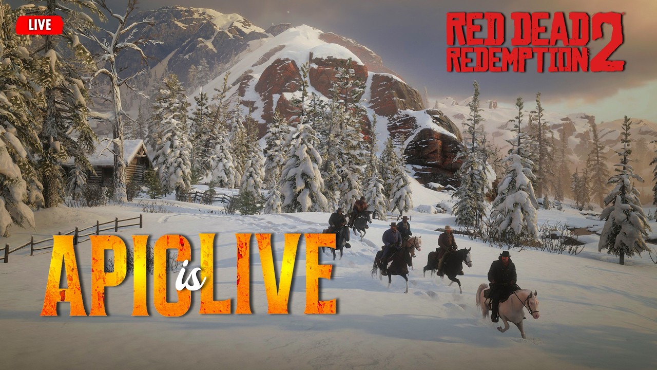 Robbing Trains & Making Gains | RDR2 | Facecam on 10 Likes | APic Gaming Live | Day 13 of RDR2