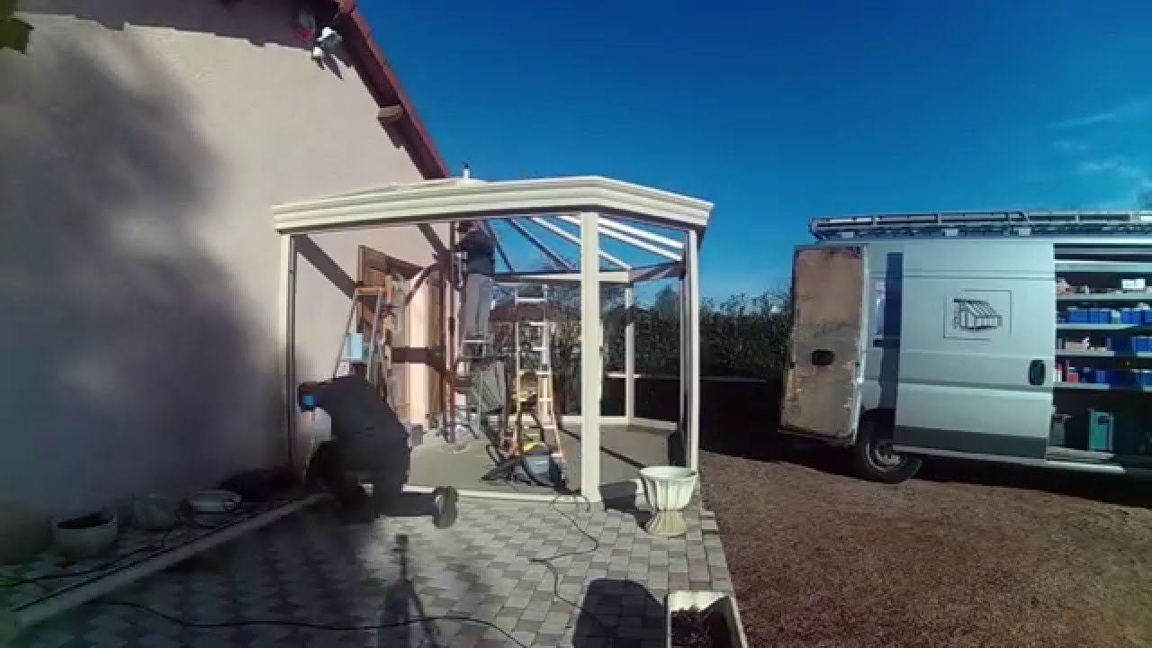 [TIME LAPSE] Construction d'une v&eacute;randa en 3min ! (2016)