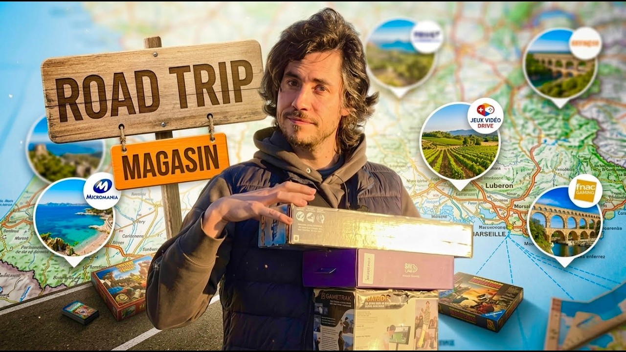 Road trip magasins dans le sud de la France