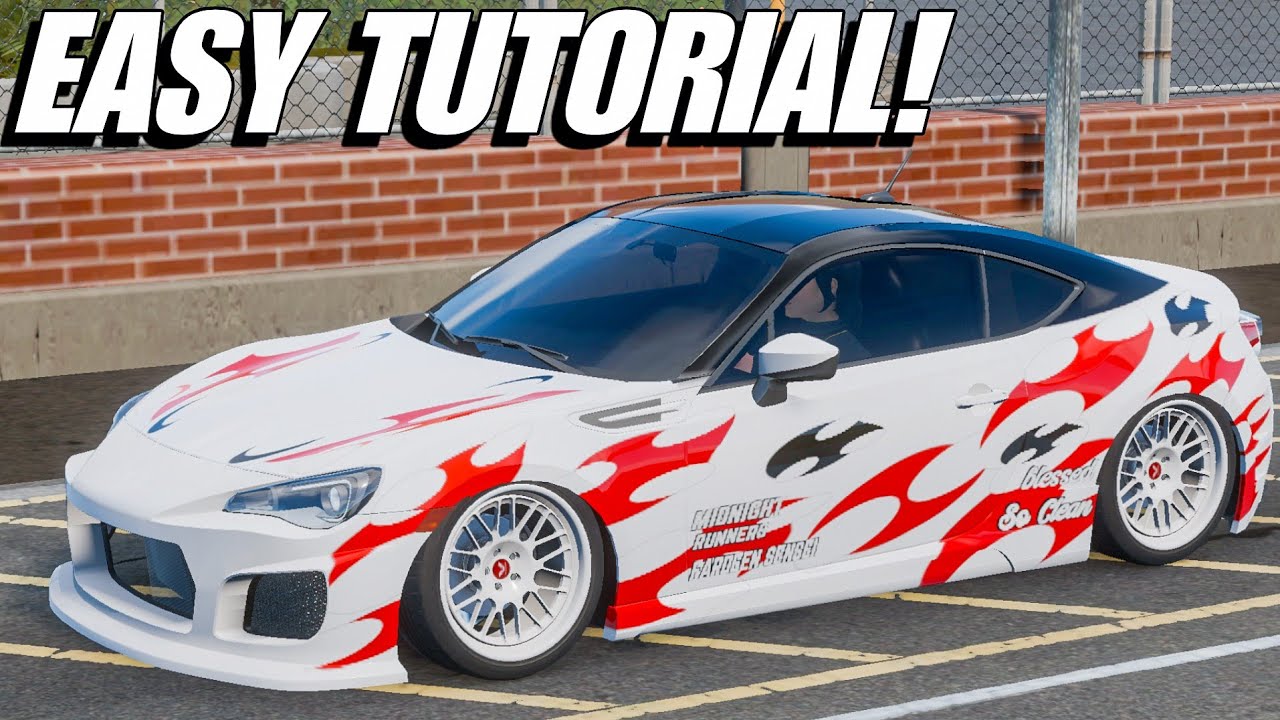 Toyota Gt86 Drift Livery Tutorial | Car Parking Multiplayer 2