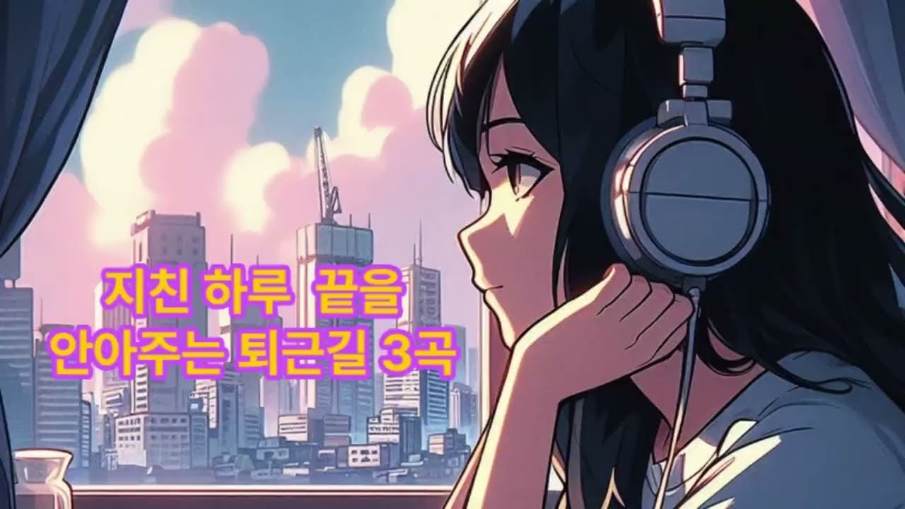 지친 하루 끝, 조용히 안아주는 퇴근길 노래 3곡｜11분 위로 플레이리스트