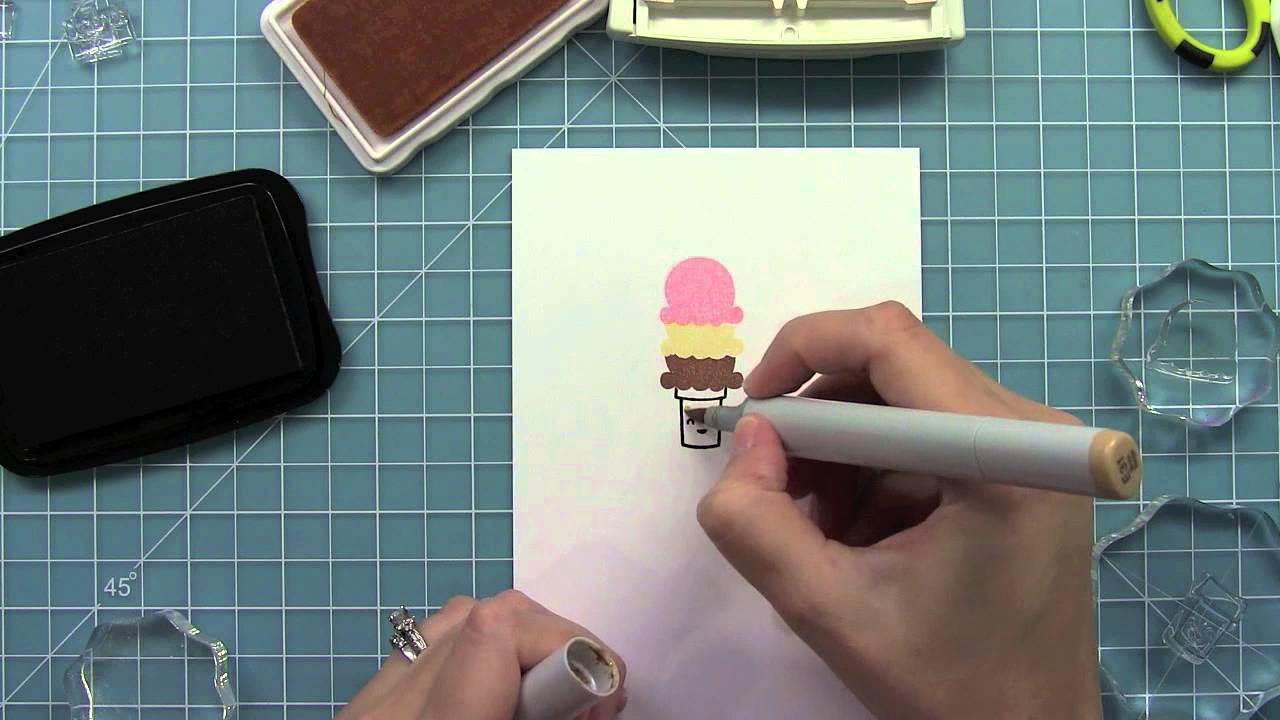 Intro to Here's the Scoop + a mini card from start to finish