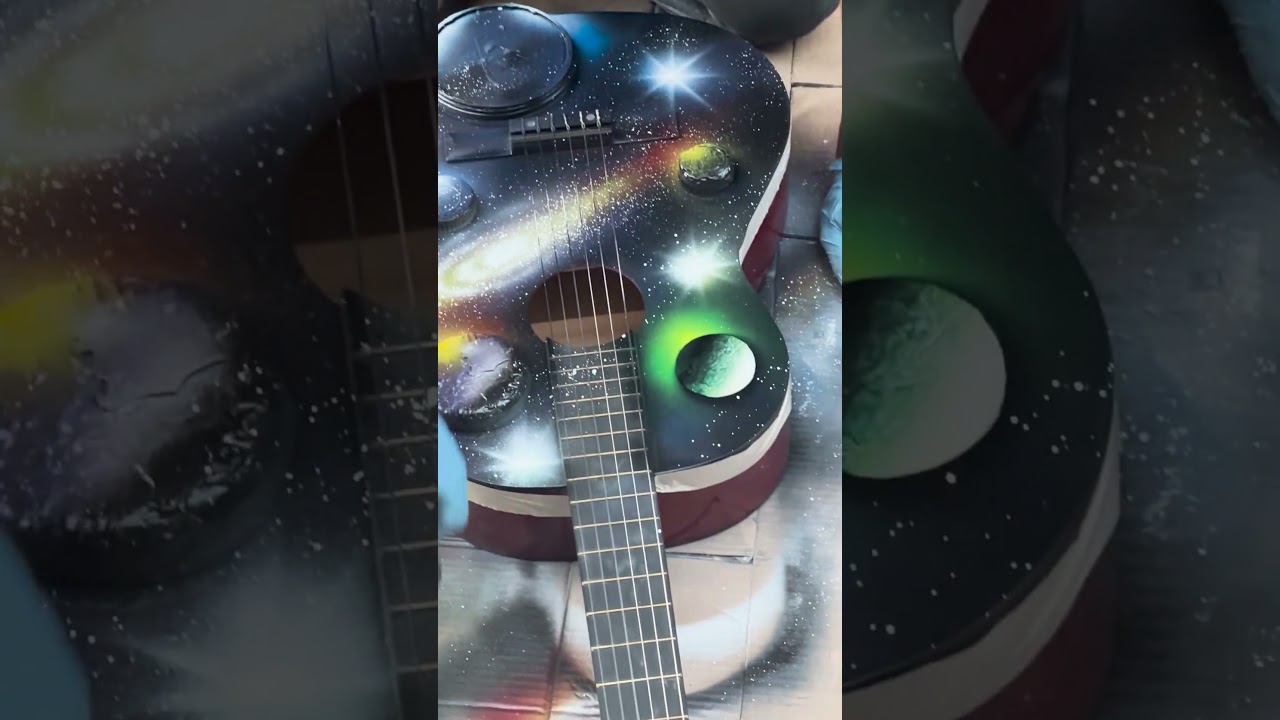 Street Artist Paints My Guitar for 20 Euros... 😱