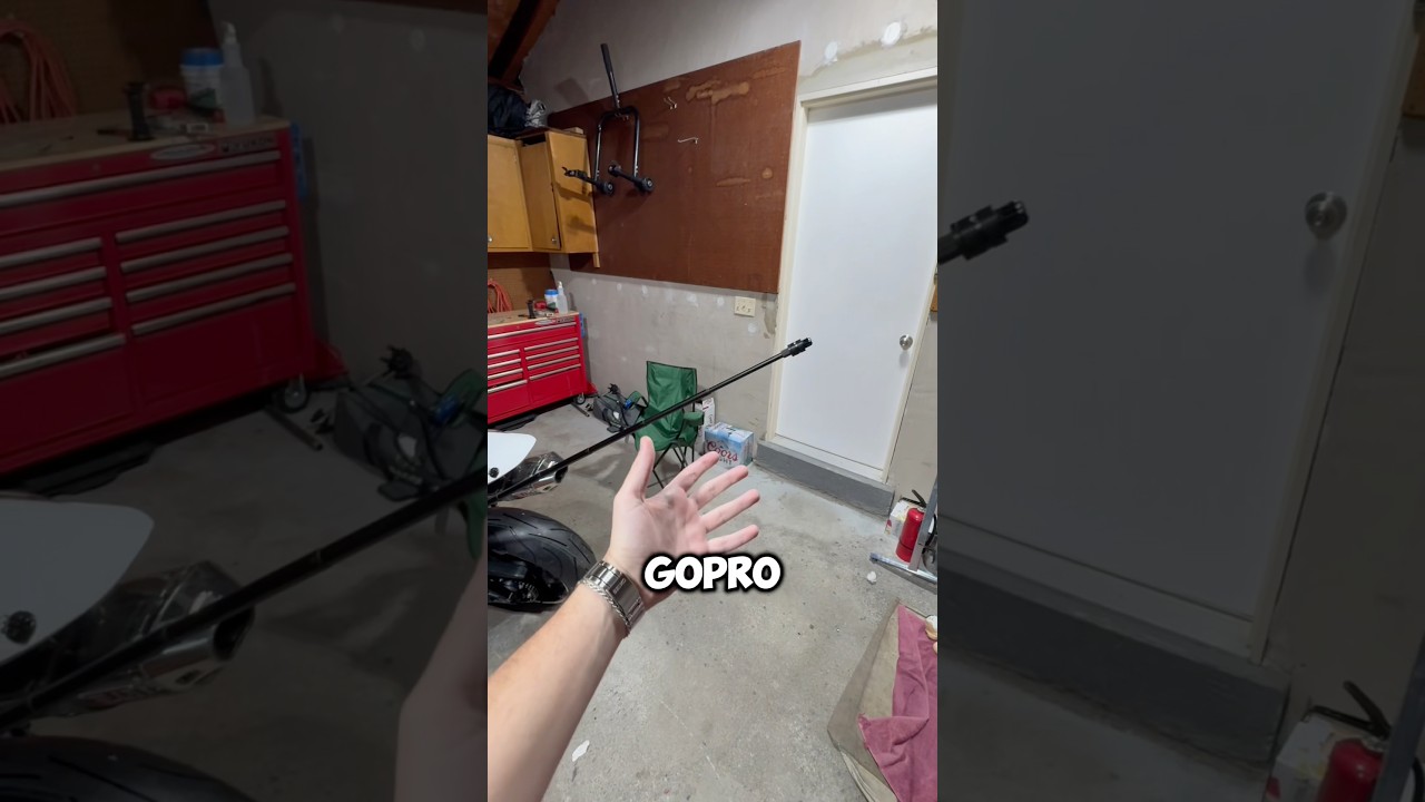 How to mount a GoPro or Insta360 rear mount to your sport bike 📸 #insta360 #gopromax #bikelife