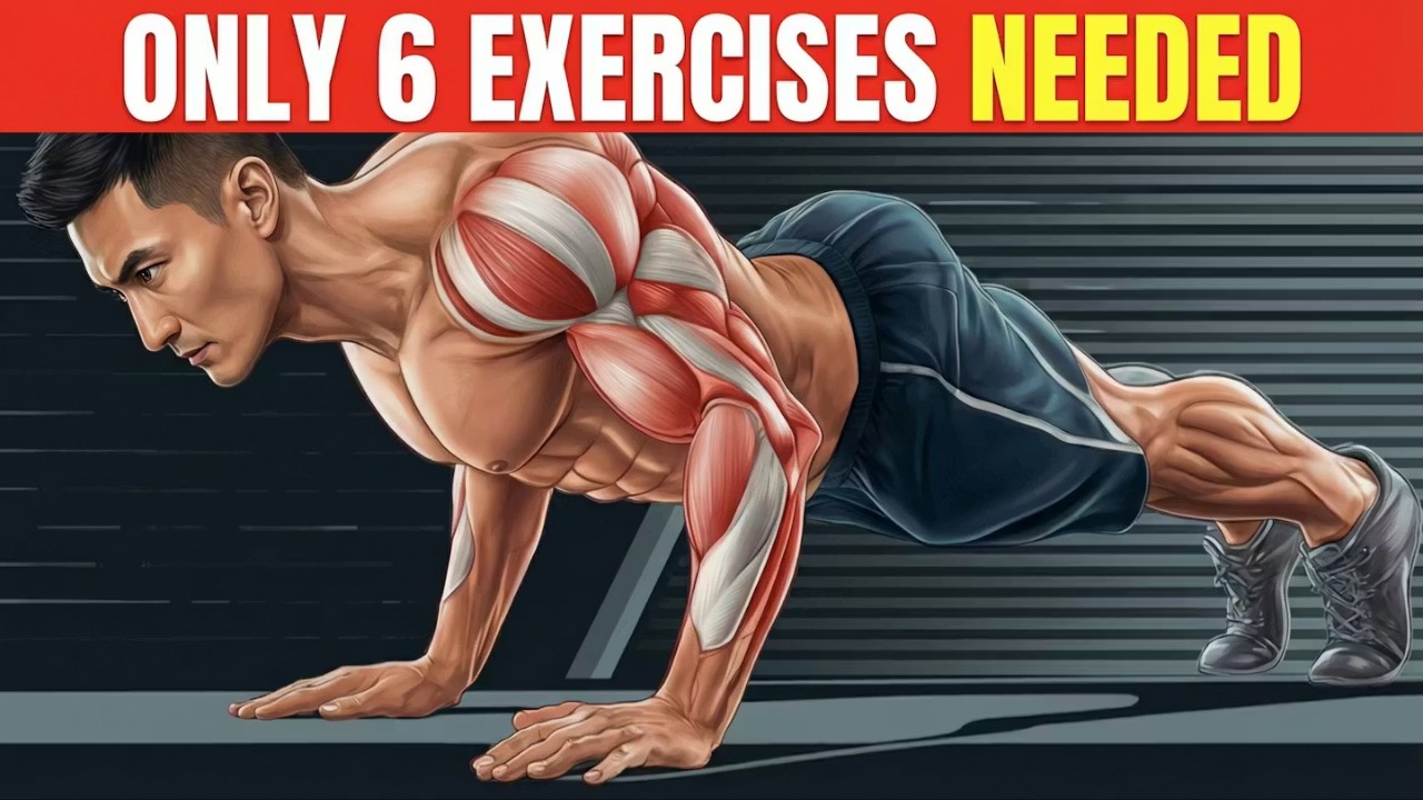 These 6 Exercises Build Muscle Like INSANE (NO EQUIPMENT)