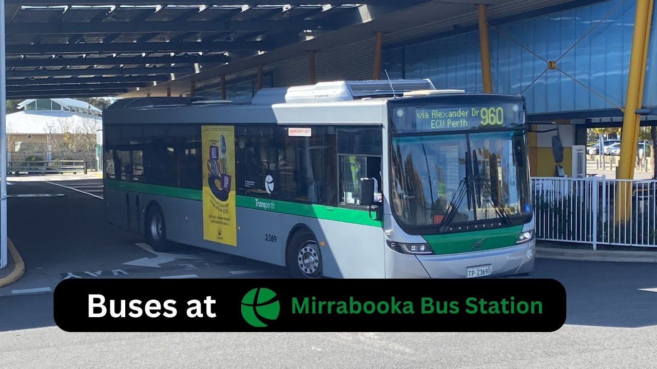 Buses at Mirrabooka Bus Station