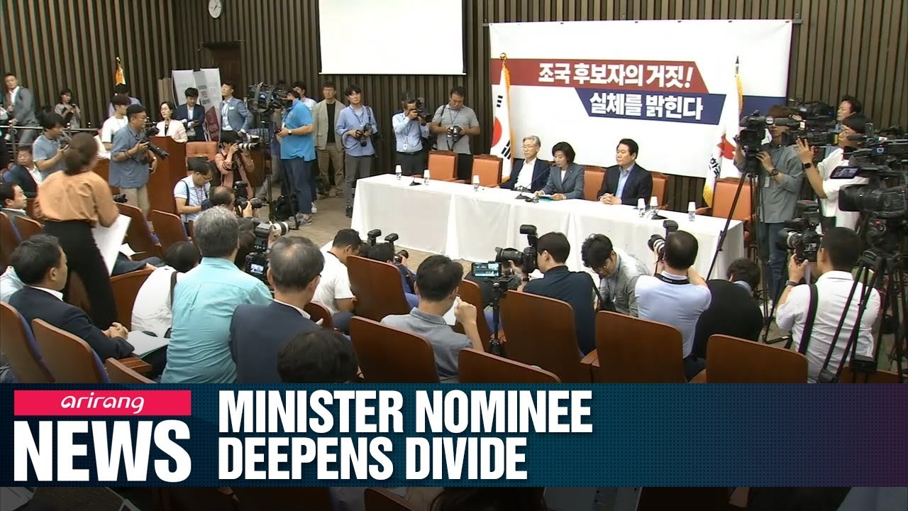 Main opposition rebuts claims by justice minister nominee Cho Kuk over allegations