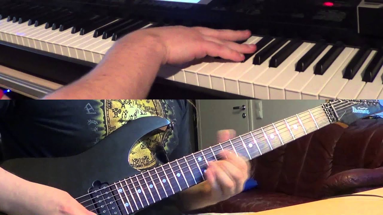 Children of Bodom - Bed of Razors guitar/keyboard cover