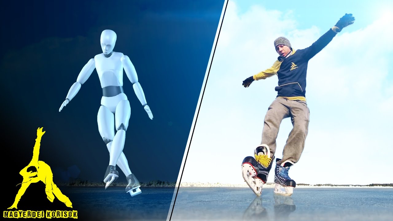 Фристайл на льду: Учебное пособие по треугольному/бочке