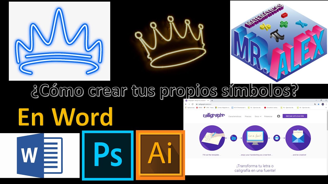 ¿Cómo crear símbolos de corona para usar en Word?