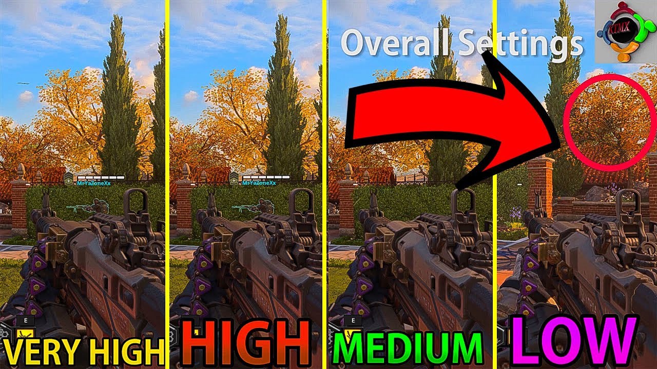 Call of Duty  Black Ops 4 Graphics Settings Comparison | COD BO4 PC Different Settings Comparison