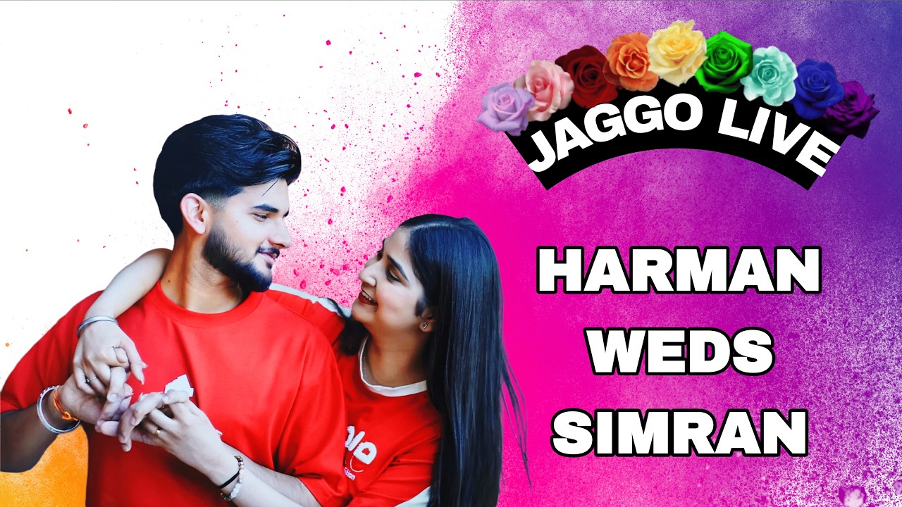 JAGGO LIVE  - HARMAN SINGH Weds SIMRANJEET KOUR LIVE BY NATRAJ STUDIO PADAMPUR