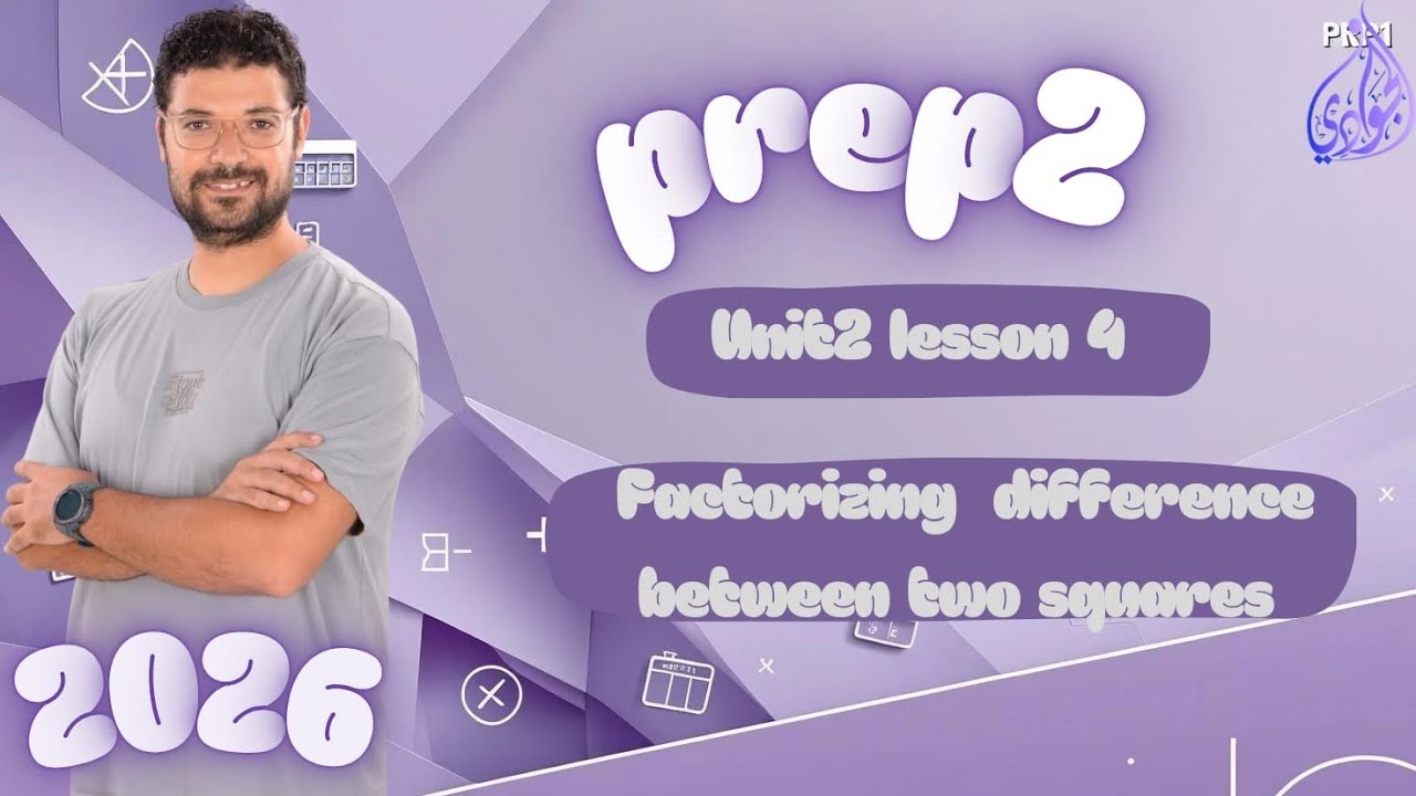 Unit 2 Lesson 4(Part 1) Factorizing Difference Between Two Squares