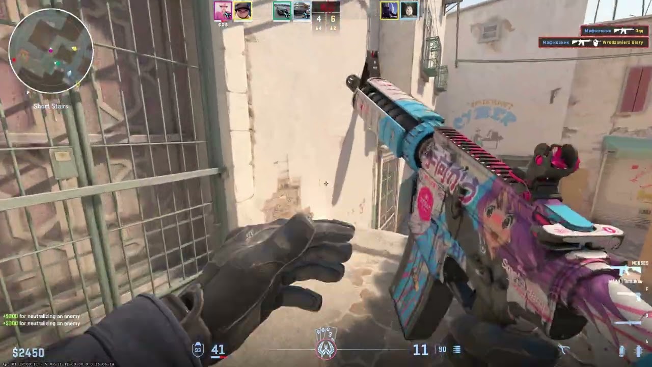 Site retake ace with M4A4 Temukau