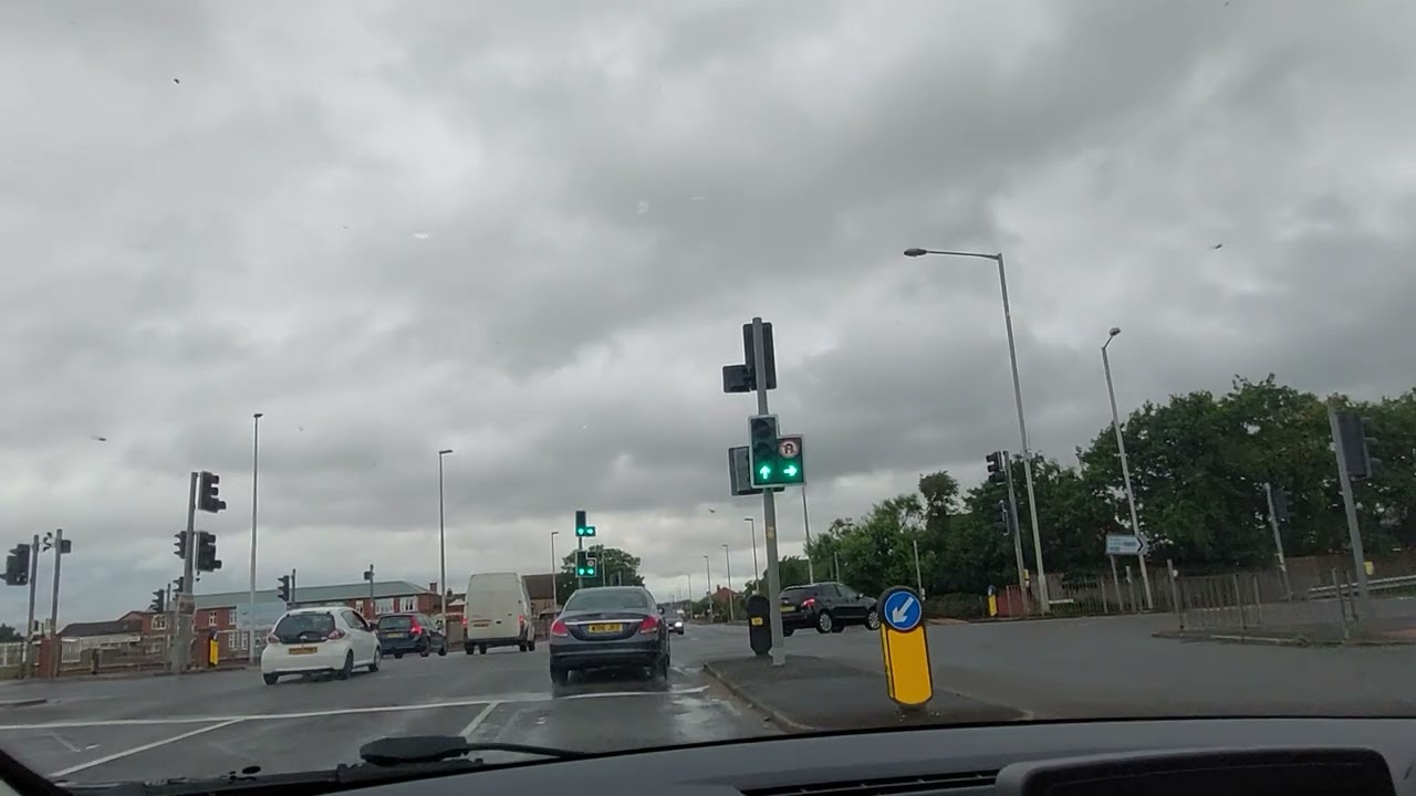 Driving To Tesco Extra Blackpool