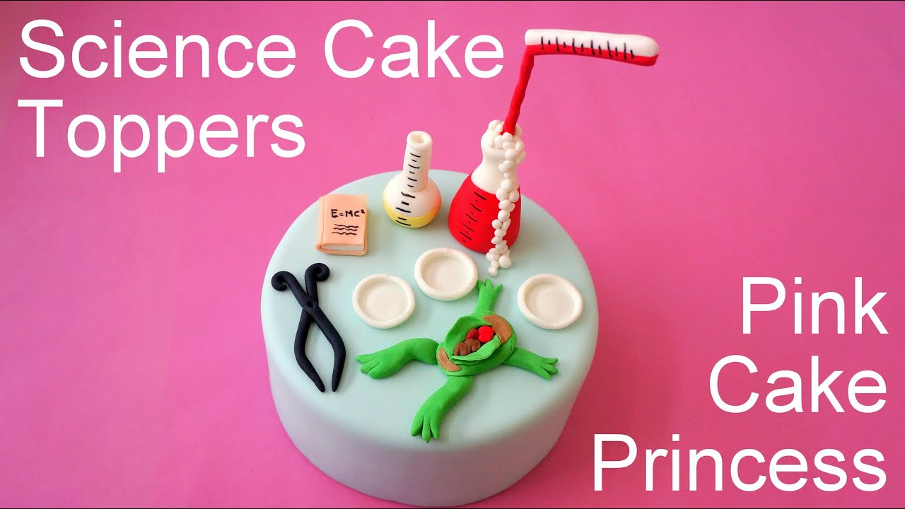 Gravity Defying Science Cake Toppers how to by Pink Cake Princess