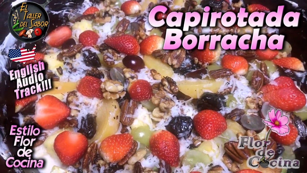 Capirotada Borracha - Cap.003 Flor de Cocina  #postres #receta