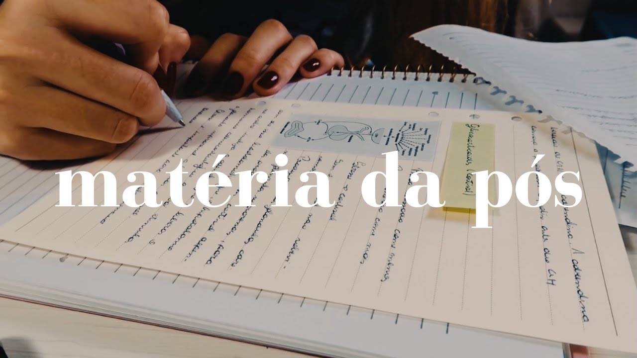 STUDY VLOG | anatomofisiologia e bioquímica