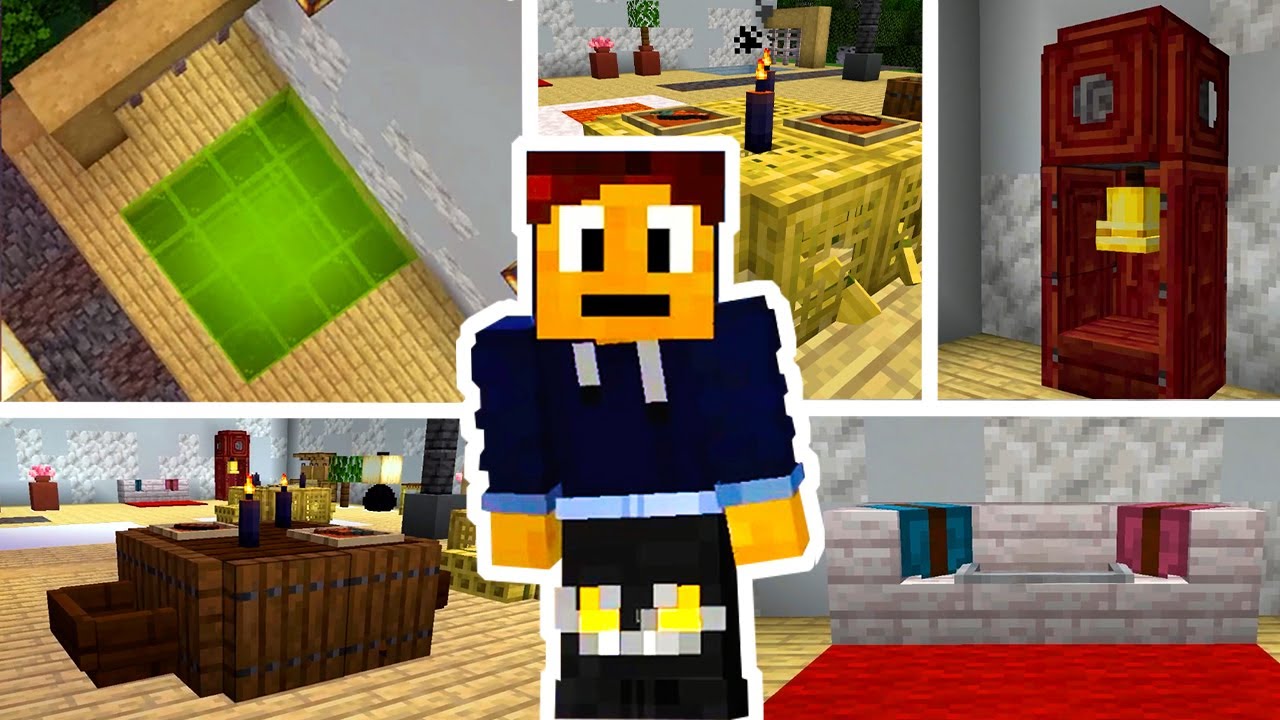 14 Furniture Pieces You *NEED* In Your Minecraft World | How To Build Furniture