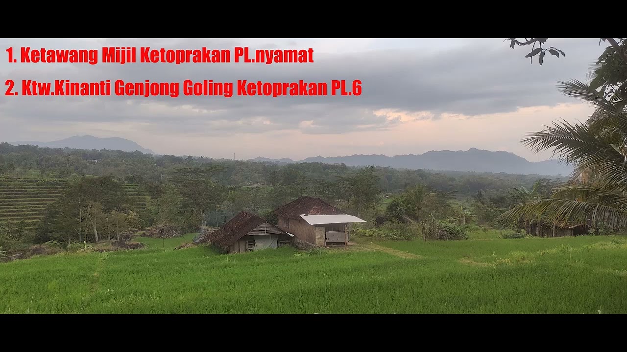 GENDING JAWA || Ketawang Mijil Ketoprakan || Kinanti Genjong Goling