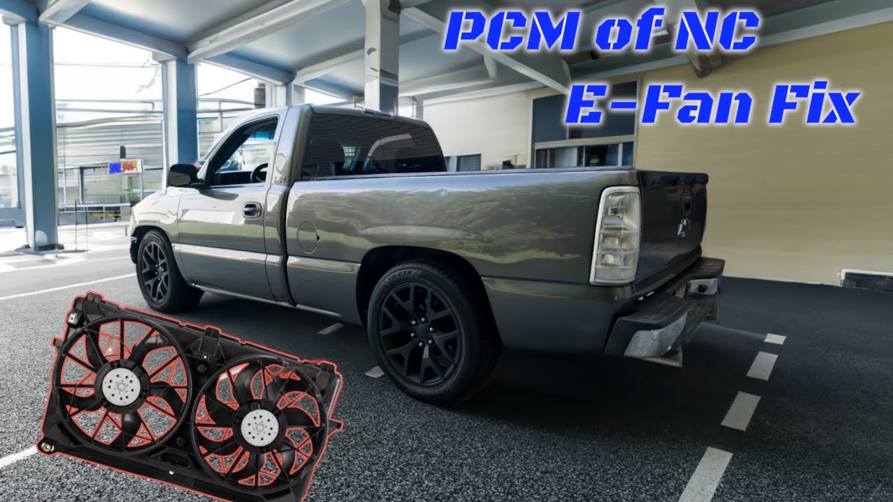 Silverado 2002 года: ремонт двух вентиляторов с помощью жгута PCM
