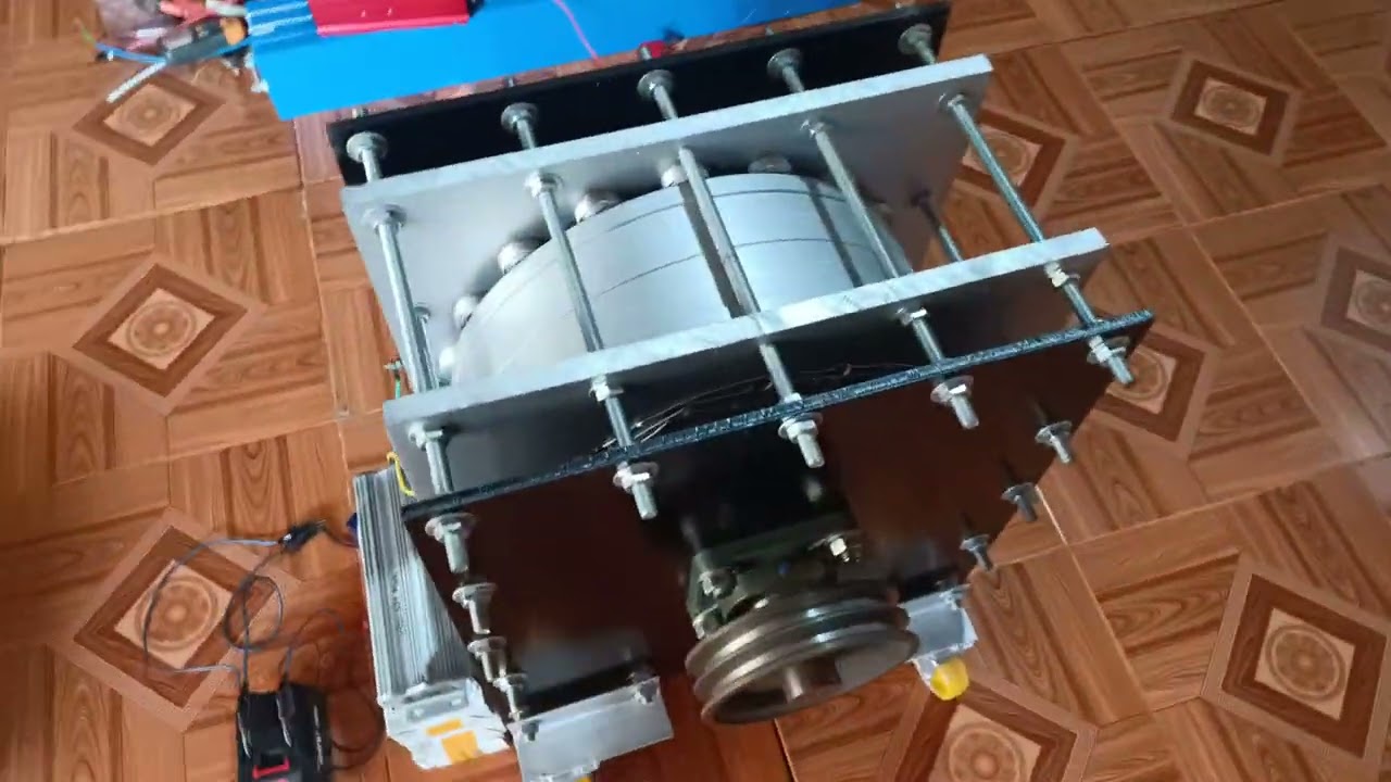 Mô Tơ kéo lỏi không khí phát điện thay thế pin năng lượng mặt trời, 10kw,ĐT,0963449547