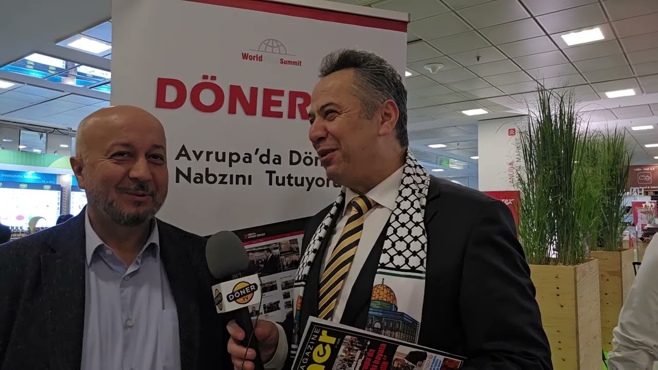 Döner Sektör temsilcileri Anuga Gıda Fuarı’nda buluṣtu. DTFOOF Baṣkanı Yusuf Oğuz Evler ..
