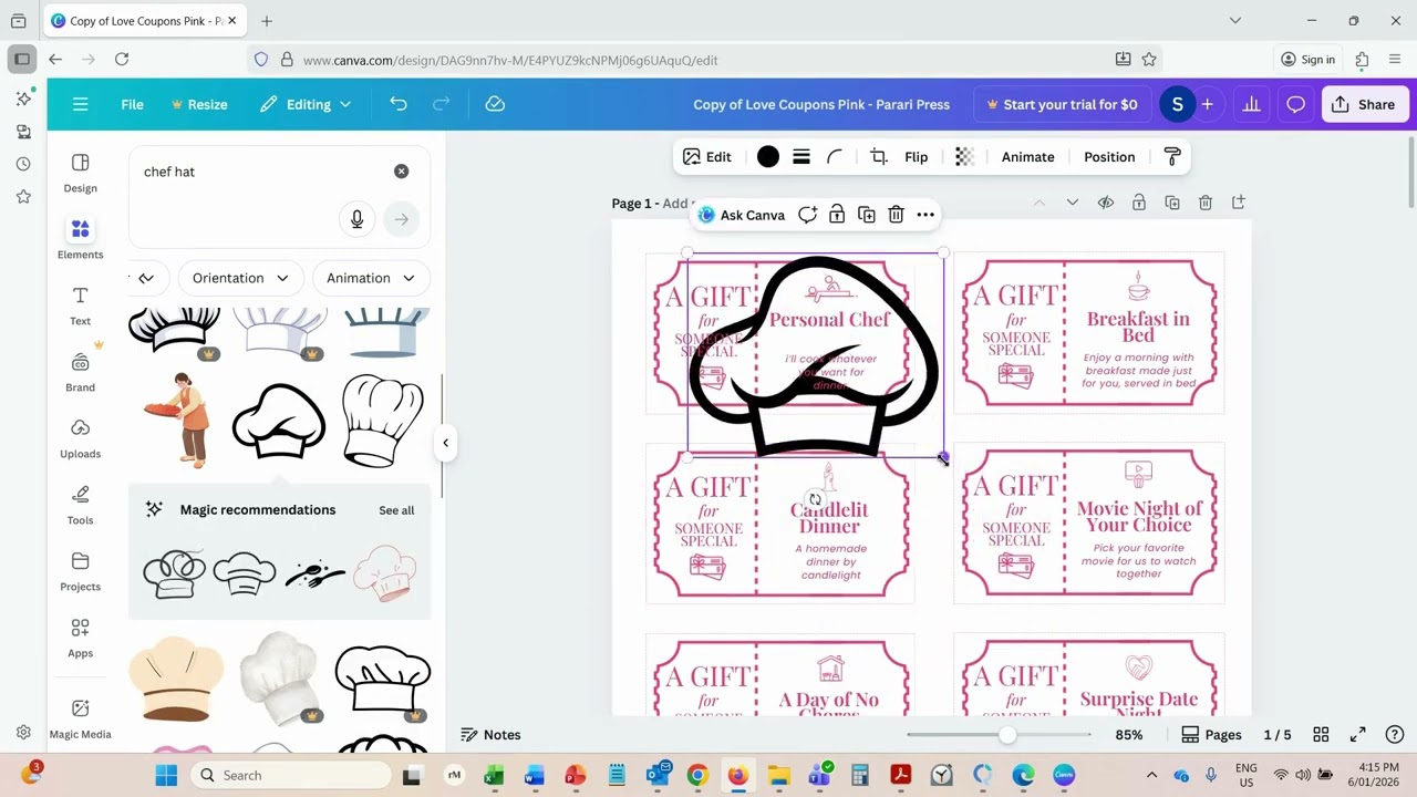 How To Customize Coupons in Canva | Step-by-Step Tutorial
