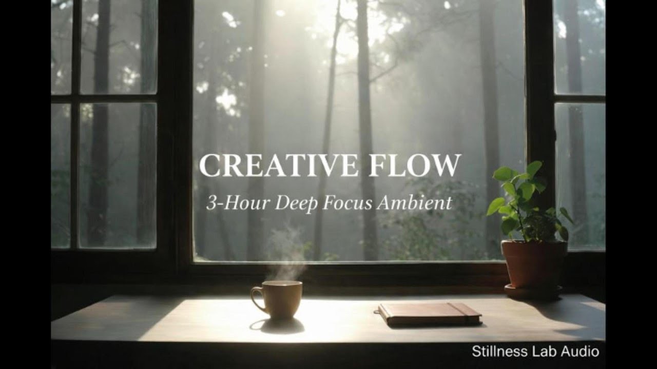 3-Hour Creative Flow Ambient | Deep Focus for Writing, Art & Design