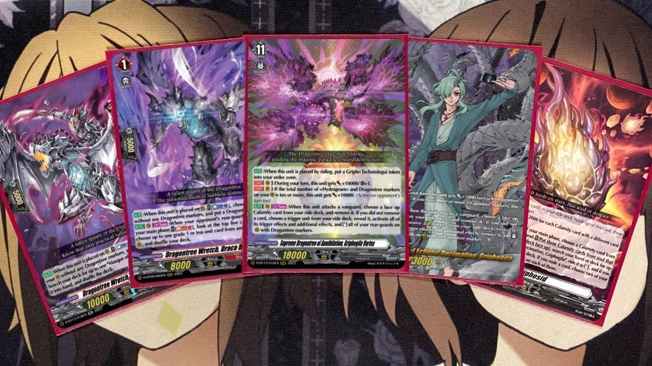My Griphogila Dragon Empire Cardfight Vanguard Deck Profile for Post Flight of Chakrabarthi