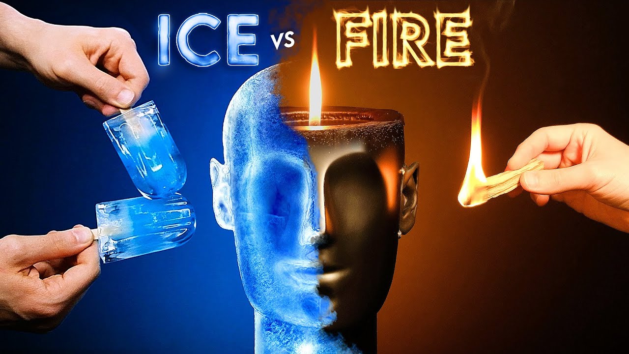 ASMR 🧊 ICE vs. FIRE 🔥 Which One Makes You Tingle?! Hot & Cold Triggers for Deep Sleep [No Talking]