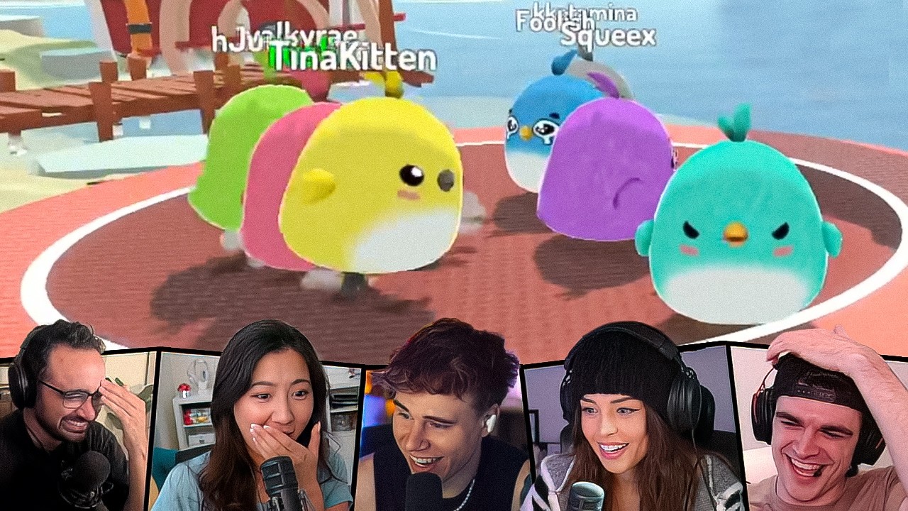 Getting Carried by Miyoung in Feather Party (Multi POV ft. Squeex, Fuslie, Valkyrae, and more)