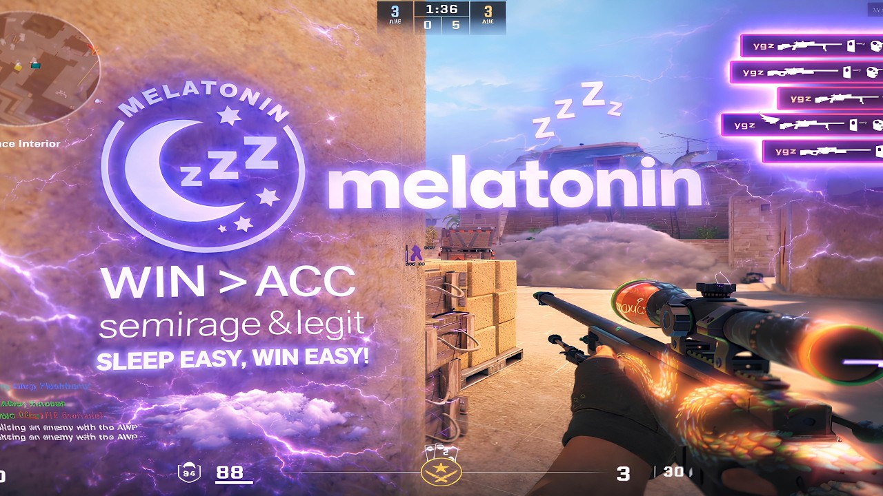 CS2 Semi-Rage Highlights | Too Smooth to Be Real&hellip; | ft. melatonin.win