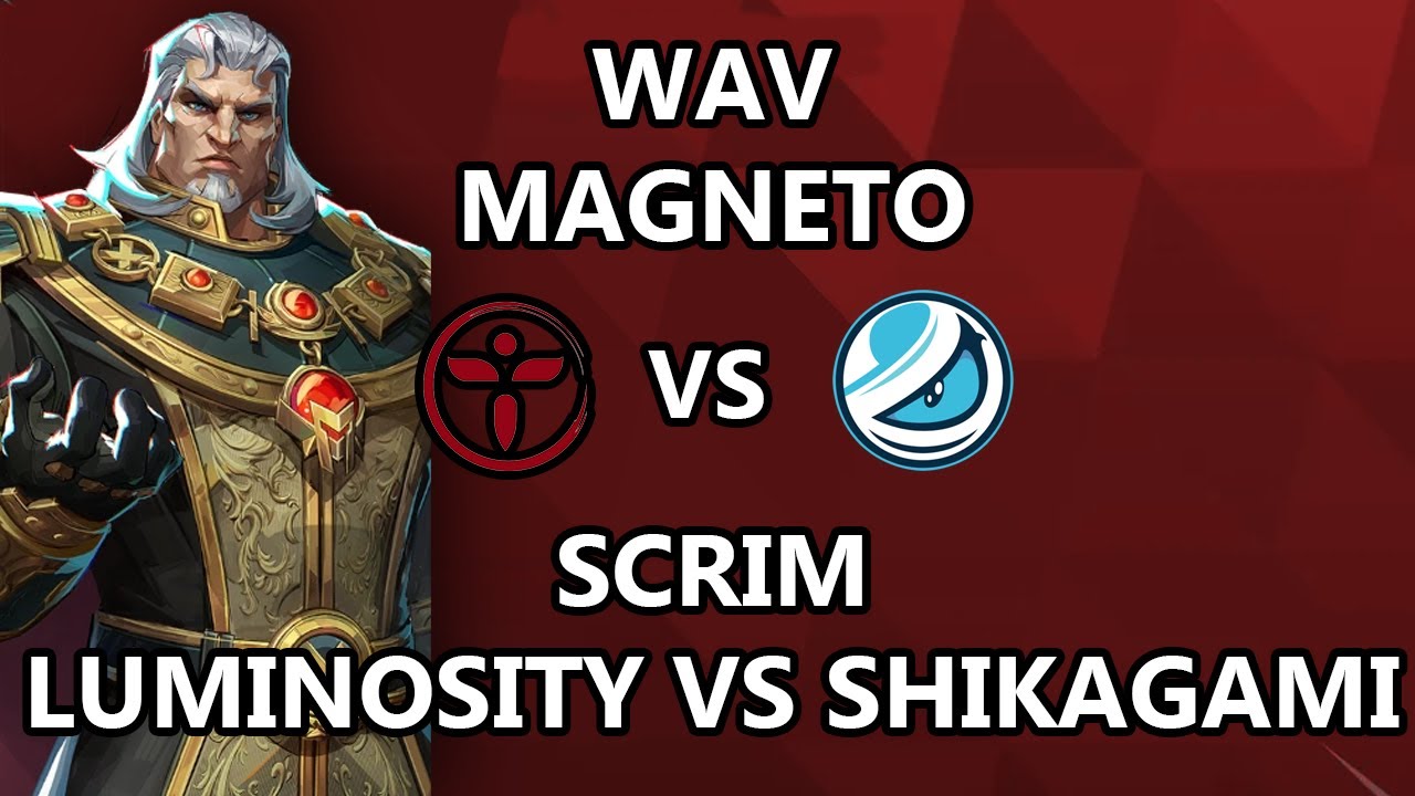 SCRIM POV Magneto Wav Luminosity Vs Shikagami (Spider-Islands)