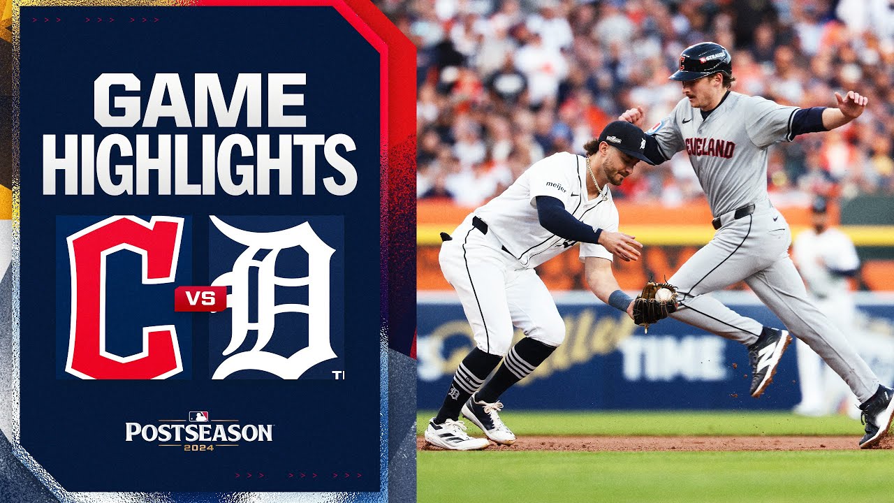Guardians vs. Tigers ALDS Game 4 Highlights (10/10/24) | MLB Highlights