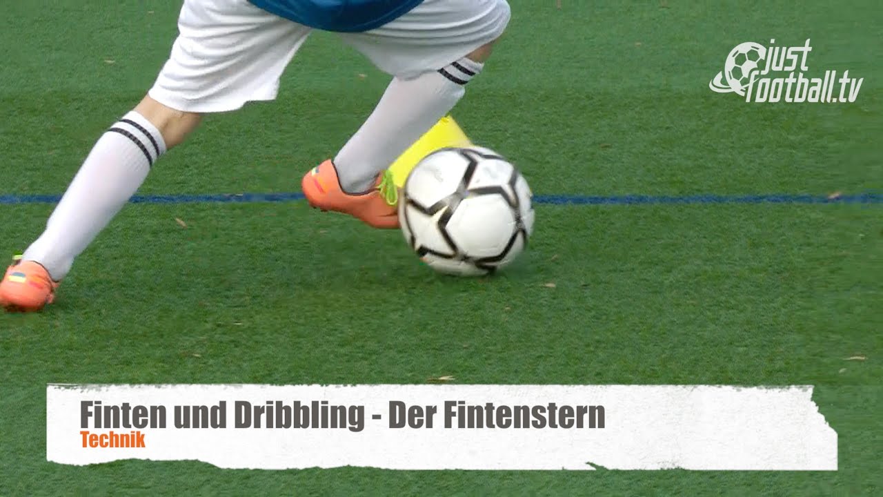 Fussballtraining: Der Fintenstern - Finten - Technik