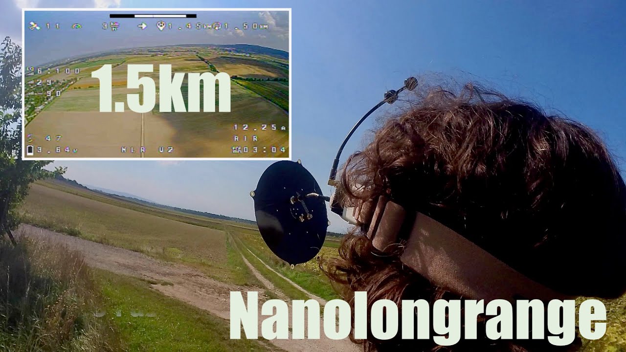 Nanolongrange V2 test flight